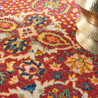 The Rug Corner Nourison Home Nourison Home - Allur Red/Multi Area Rug ALR03  