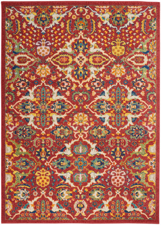 The Rug Corner Nourison Home Nourison Home - Allur Red/Multi Area Rug ALR03  