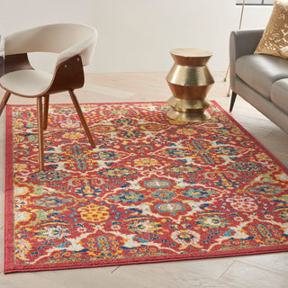 The Rug Corner Nourison Home Nourison Home - Allur Red/Multi Area Rug ALR03  