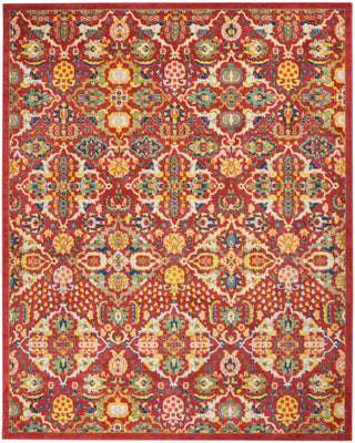 The Rug Corner Nourison Home Nourison Home - Allur Red/Multi Area Rug ALR03  