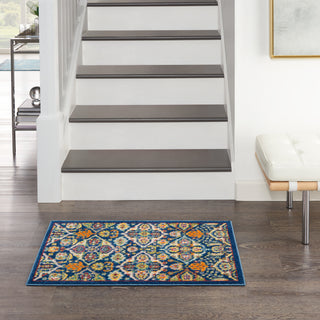 The Rug Corner Nourison Home Allur ALR03 NAVMT Area Rugs  