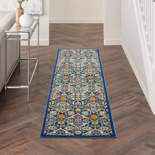The Rug Corner Nourison Home Allur ALR03 NAVMT Area Rugs  