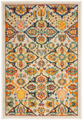 The Rug Corner Nourison Home Nourison Home - Allur Ivory/Multi-Color Area Rug ALR03  