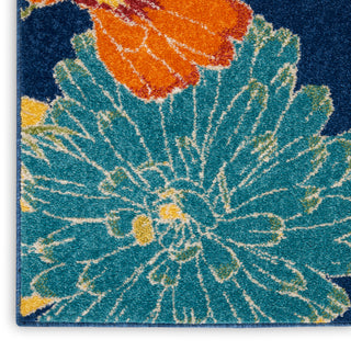 The Rug Corner Nourison Home Allur ALR06 NAVMT Area Rugs  