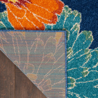 The Rug Corner Nourison Home Allur ALR06 NAVMT Area Rugs  