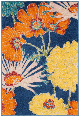 The Rug Corner Nourison Home Allur ALR06 NAVMT Area Rugs  