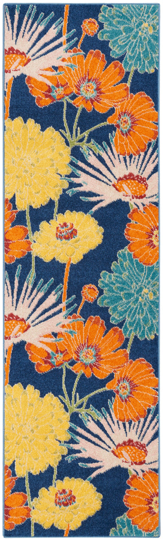 The Rug Corner Nourison Home Allur ALR06 NAVMT Area Rugs  