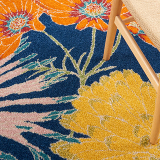 The Rug Corner Nourison Home Allur ALR06 NAVMT Area Rugs  