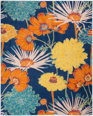 The Rug Corner Nourison Home Allur ALR06 NAVMT Area Rugs  