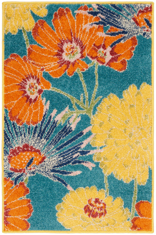 Nourison Home - Allur Turquoise/Multi Area Rug ALR06