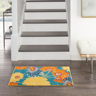 Nourison Home - Allur Turquoise/Multi Area Rug ALR06