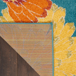 Nourison Home - Allur Turquoise/Multi Area Rug ALR06