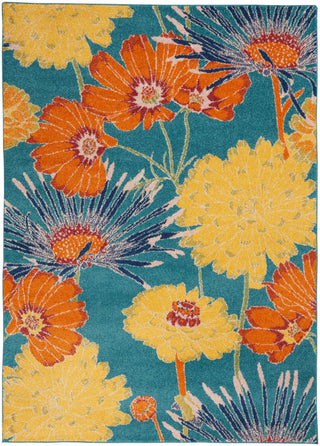Nourison Home - Allur Turquoise/Multi Area Rug ALR06