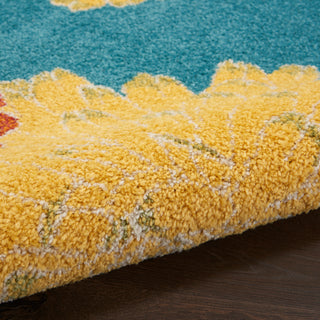 Nourison Home - Allur Turquoise/Multi Area Rug ALR06