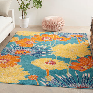 Nourison Home - Allur Turquoise/Multi Area Rug ALR06