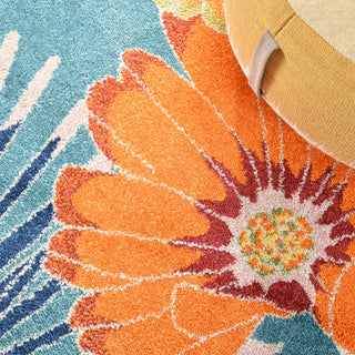 Nourison Home - Allur Turquoise/Multi Area Rug ALR06