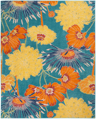 Nourison Home - Allur Turquoise/Multi Area Rug ALR06