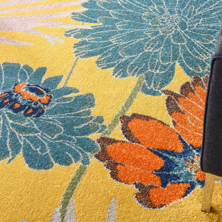 The Rug Corner Nourison Home Allur ALR06 YELMT Area Rugs  
