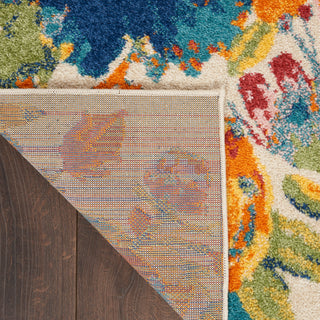 The Rug Corner Nourison Home Nourison Home - Allur Ivory/Multi-Color Area Rug ALR07  