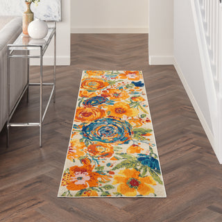 The Rug Corner Nourison Home Nourison Home - Allur Ivory/Multi-Color Area Rug ALR07  