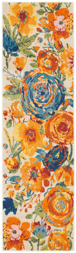 The Rug Corner Nourison Home Nourison Home - Allur Ivory/Multi-Color Area Rug ALR07  