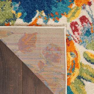 The Rug Corner Nourison Home Nourison Home - Allur Ivory/Multi-Color Area Rug ALR07  