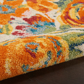 The Rug Corner Nourison Home Nourison Home - Allur Ivory/Multi-Color Area Rug ALR07  