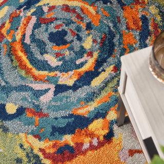 The Rug Corner Nourison Home Nourison Home - Allur Ivory/Multi-Color Area Rug ALR07  