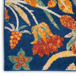 The Rug Corner Nourison Home Allur ALR09 NAVMT Area Rugs  