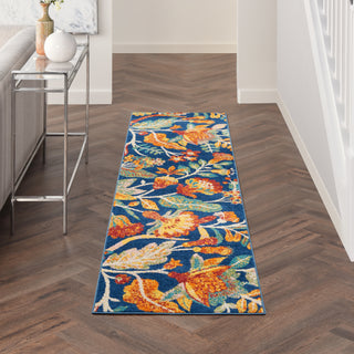 The Rug Corner Nourison Home Allur ALR09 NAVMT Area Rugs  