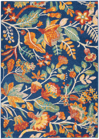 The Rug Corner Nourison Home Allur ALR09 NAVMT Area Rugs  