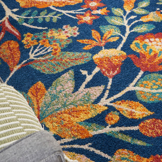 The Rug Corner Nourison Home Allur ALR09 NAVMT Area Rugs  
