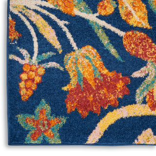 The Rug Corner Nourison Home Allur ALR09 NAVMT Area Rugs  