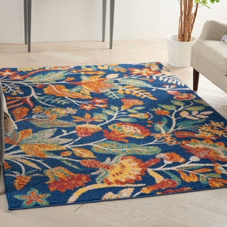 The Rug Corner Nourison Home Allur ALR09 NAVMT Area Rugs  
