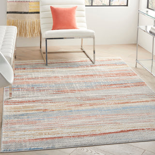 The Rug Corner Nourison Home Nourison Home - ELatteion Ivory/Multi-Color Area Rug ETN01  