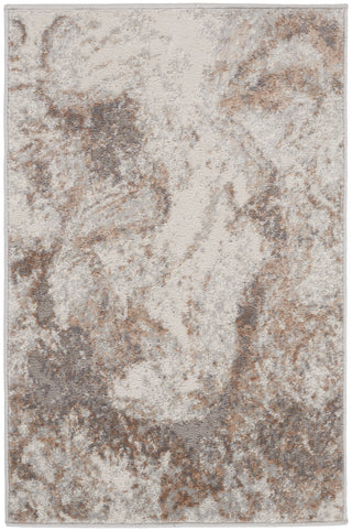 The Rug Corner Nourison Home Elation ETN02 IVGRY Area Rugs  