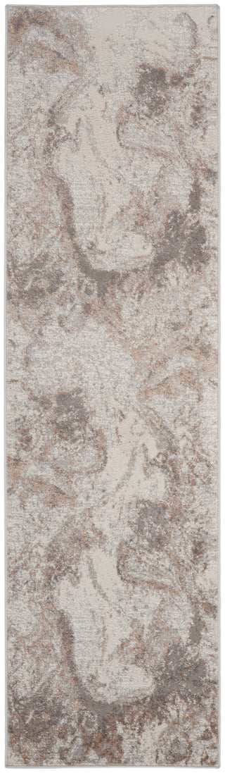 The Rug Corner Nourison Home Elation ETN02 IVGRY Area Rugs  