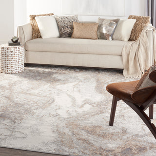 The Rug Corner Nourison Home Elation ETN02 IVGRY Area Rugs  