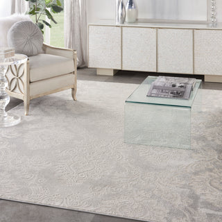 The Rug Corner Nourison Home Elation ETN03 IVGRY Area Rugs  