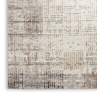 The Rug Corner Nourison Home Elation ETN05 IVGRY Area Rugs  
