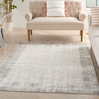 The Rug Corner Nourison Home Elation ETN05 IVGRY Area Rugs  