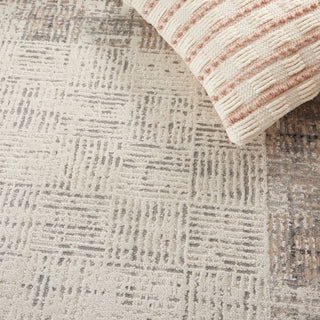 The Rug Corner Nourison Home Elation ETN05 IVGRY Area Rugs  