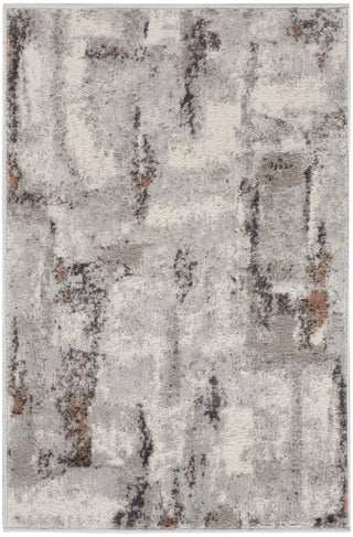The Rug Corner Nourison Home Elation ETN06 GRYIV Area Rugs  