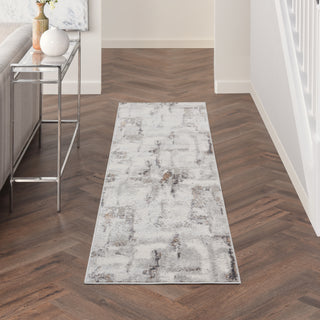 The Rug Corner Nourison Home Elation ETN06 GRYIV Area Rugs  