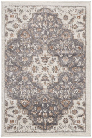 The Rug Corner Nourison Home Nourison Home - ELatteion Ivory/Green Area Rug ETN08  