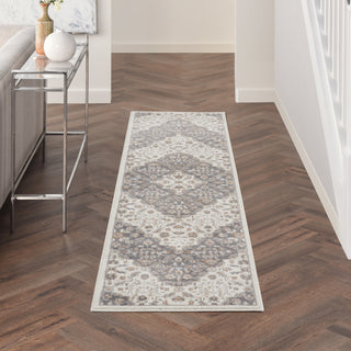 The Rug Corner Nourison Home Nourison Home - ELatteion Ivory/Green Area Rug ETN08  