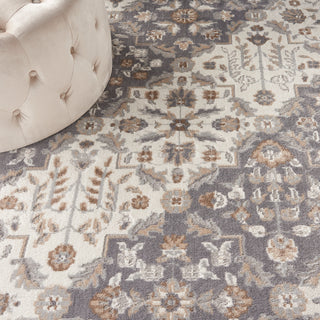 The Rug Corner Nourison Home Nourison Home - ELatteion Ivory/Green Area Rug ETN08  
