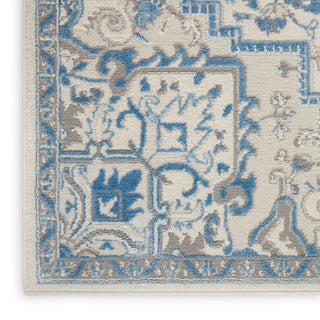 The Rug Corner Nourison Home Elation ETN10 IVBLU Area Rugs  