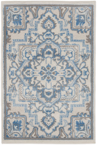 The Rug Corner Nourison Home Elation ETN10 IVBLU Area Rugs  
