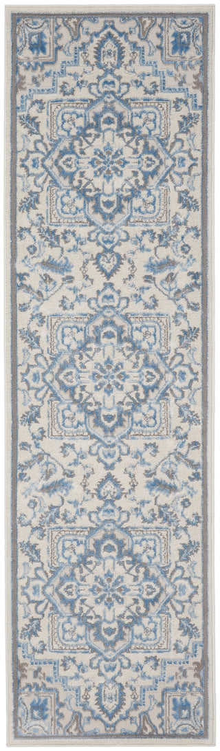 The Rug Corner Nourison Home Elation ETN10 IVBLU Area Rugs  